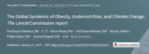 Lancet report on obesity